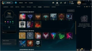 Conta LoL Unranked Level 112 - League of Legends