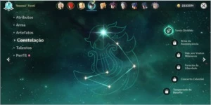 CONTA SERVER NA AR44 PRINCIPAL FEMININO COM DILUC + 3 5* - Genshin Impact