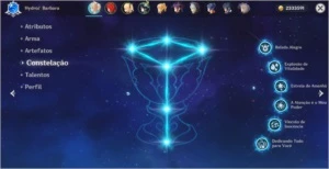 CONTA SERVER NA AR44 PRINCIPAL FEMININO COM DILUC + 3 5* - Genshin Impact
