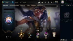 CONTA LOL GOLD 2 - 51% WINRATE - 90 CHAMP - 59 SKINS - League of Legends