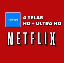 NETFLIX ULTRA HD 4 TELAS - 90 DIAS - Assinaturas e Premium