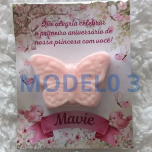 Borboleta Rosa - Kit 10 - Lembrancinhas Prontas - Artesanato e Personalizados