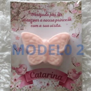Borboleta Rosa - Kit 10 - Lembrancinhas Prontas - Artesanato e Personalizados