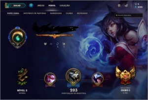 Conta de lol- Ouro 1 - League of Legends