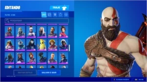 Conta Fortnite com 210 Skins (Mais de 200.000 vBucks Gastos)