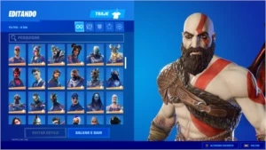 Conta Fortnite com 210 Skins (Mais de 200.000 vBucks Gastos)