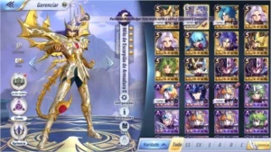 Kanon de Gêmeos, Milo Divino(A129)/Fundação+450 cupom/NVL 37 - Saint Seiya Awakening SSA