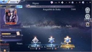 Kanon de Gêmeos, Milo Divino(A129)/Fundação+450 cupom/NVL 37 - Saint Seiya Awakening SSA