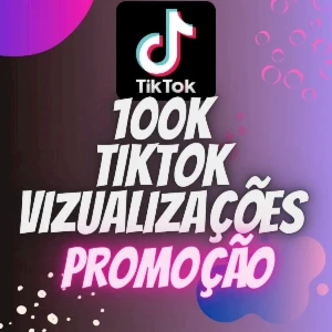 100k de visualização TIKTOK