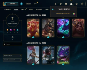 Conta Com Skin Yasuo Chefão Final E Lux Pijaminha Full Acess - League of Legends LOL