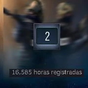 CS:GO CONTA NÃO PRIME COM 16,000 MIL HORAS - Counter Strike