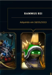 Conta Kayle Juiza Rammus Rei Diamante 2 - League of Legends LOL