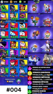 Conta Brawl Stars - #004 📅2024 |