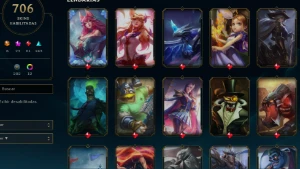 Conta LOL 712 skins + conta wild rift - League of Legends