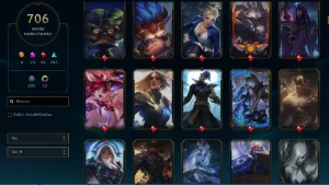 Conta LOL 712 skins + conta wild rift - League of Legends