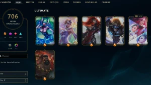Conta LOL 712 skins + conta wild rift - League of Legends