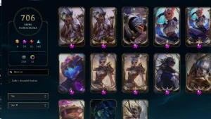 Conta LOL 712 skins + conta wild rift - League of Legends