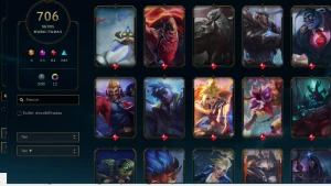 Conta LOL 712 skins + conta wild rift - League of Legends