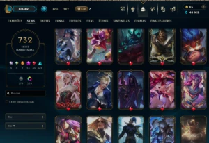 Conta LOL Todos os Champ +700 skins SEM ELO - League of Legends