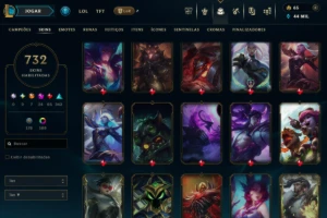 Conta LOL Todos os Champ +700 skins SEM ELO - League of Legends