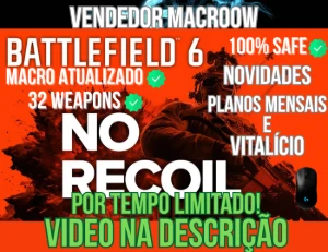 Macro - Battlefield 6 NO RECOIL - Mouses Logitech 100% SAFE