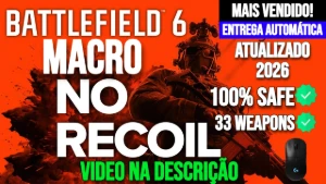 Macro - BF6 Battlefield (LifeTime) Mouses Logitech 100% SAFE