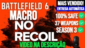 Macro - BF6 Battlefield (LifeTime) Mouses Logitech 100% SAFE