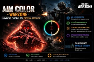 AIMCOLOR COD BO7 / BO6 / MW3 / WARZONE - 100% Indetectável - Call of Duty