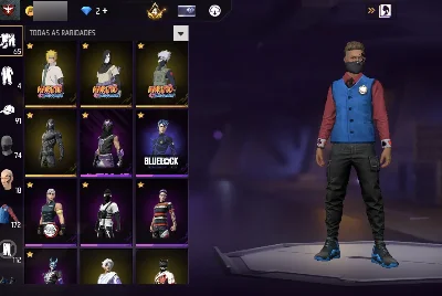 ​Conta Lvl 60  | ump atributada | quase full Camisas De Time - Free Fire