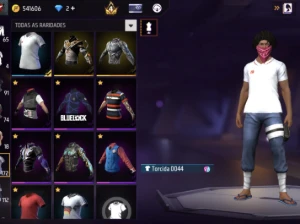 ​Conta Lvl 60 Top | M1887 Paredão Das Rimas | Camisas De Tim - Free Fire