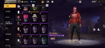 ​Conta Lvl 60  | prime 4 | quase full Camisas De Time - Free Fire