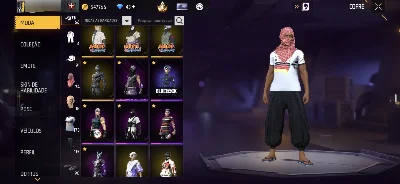 ​Conta Lvl 60  | prime 4 | quase full Camisas De Time - Free Fire