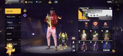 ​Conta Lvl 60  | prime 4 | quase full Camisas De Time - Free Fire
