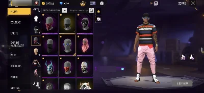 ​Conta Lvl 60  | prime 4 | quase full Camisas De Time - Free Fire