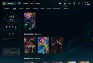 Conta League Of Lgends GOLD IV - League of Legends LOL