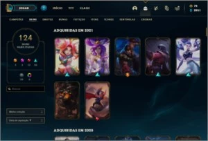 Conta League Of Lgends GOLD IV - League of Legends LOL