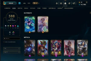 Conta League Of Legends Lvl 668 /// 388 Skins LOL