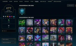 Conta League Of Legends Lvl 668 /// 388 Skins LOL