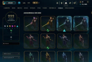 Conta League Of Legends Lvl 668 /// 388 Skins LOL