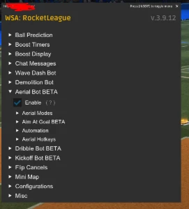Melhor cheat de rocket league Aereo/freestyle/wave dash/