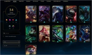 Conta de League of Legends platina 3 season 9 LOL