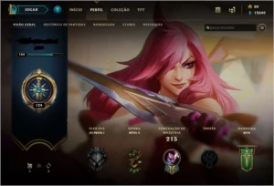 Conta de League of Legends platina 3 season 9 LOL