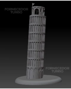 Torre De Pisa 3D - Arquivo .Stl Para Impressão 3D - Outros