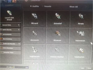 Druid Level 226 (Bona) + 2 Knight's - 146 e 131 + charmaker - Tibia