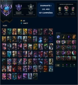 D1 MONO QUINN /DECAIU DO MESTRE 350 PDL MMR ALTISSIMO - League of Legends LOL
