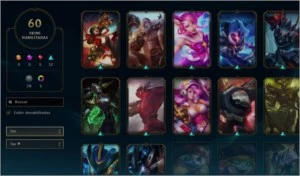 Conta LoL Platina 3 TODOS os champs 60 skins épicas e legado - League of Legends