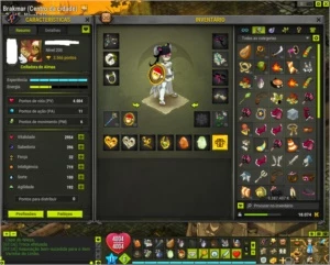 Vendo team 8 contas no DOFUS, server Spiritia, equipadas