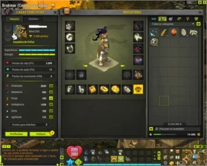 Vendo team 8 contas no DOFUS, server Spiritia, equipadas