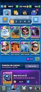 Conta forte vários decks - Clash Royale