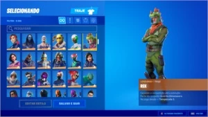 Conta Fortnite 643 skins total